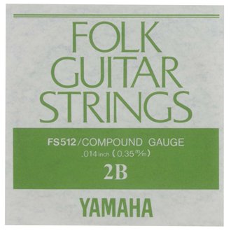 YAMAHA / Folk Guitar String Silver Compound FS512 Compound .014 2B バラ弦 ヤマハ【池袋店】