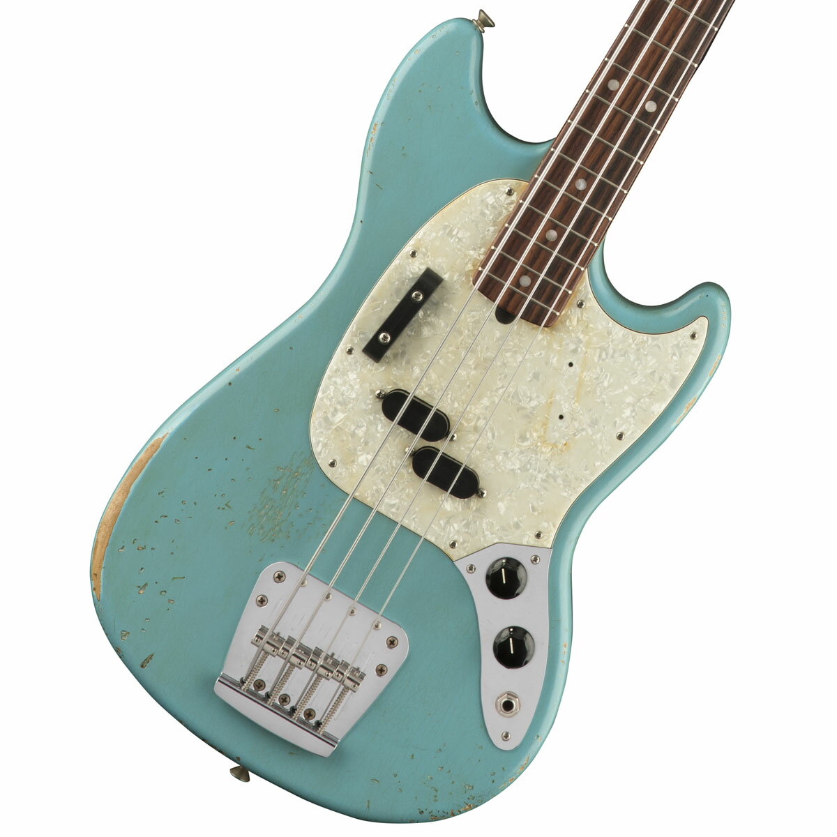 Fender / JMJ Road Worn Mustang Bass Daphne Blue Rosewood【渋谷店】