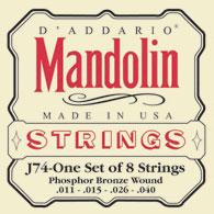 D'Addario / Mandolin Phosphor Bronze J74 Medium 11-40 【マンドリン弦】【Mandorin】【Strings】【セット弦】【ダダリオ】【Daddari..