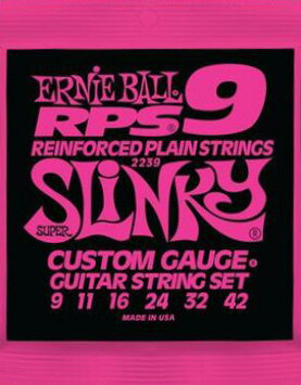 ERNiE BALL / RPS #2239 SUPER SLiNKY RPS9 09-42 【エレキギター弦】【Electric Guitar Strings】【セット弦】【アーニーボール】【スーパースリンキー】【ピンク】【Pink】【新宿店】