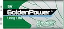 GoldenPower / Greenergy Long Life G6F22 006P 9Vマンガン電池 【グリーンパワー】【グリエナジー/グリーンエージー】【ロングライフ】【9volt/9ボルト】【1604SP】【新宿店】