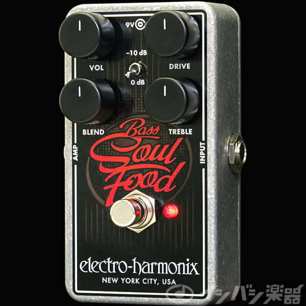 electro-harmonix / Bass Soul Food Overdrive 【エレクトロハーモニクス】【ベース用オーバードライブ/クリーンブースト】【新宿店】