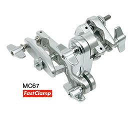 最も応用範囲の広いクランプ。ラチェット部は12mm〜25.4mm径に、もう一方は19.1mm〜28.6mm径に対応し、様々なパイプを様々な角度で接続できます。