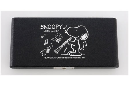 Teeda / SNOOPY BAND COLLECTION スヌーピー×リードケース B♭クラリネット用 ブラック 10枚収納 SCL-10【お取り寄せ商品】