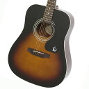 【在庫有り】 EPIPHONE / Songmaker DR-100 VS (Vintage Sunburst) 《純正アクセサリーセット進呈 / 2308111625005》 エピフォン アコースティックギター フォークギター アコギ 入門 初心者 DR100《 4582600680067》