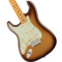 《WEBSHOPクリアランスセール》Fender / American Ultra Stratocaster Left-Hand Maple Fingerboard Mocha Burst フェンダー《+4582600680067》