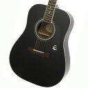 【在庫有り】 EPIPHONE / Songmaker DR-100 EB (Ebony) 《純正アクセサリーセット進呈 / 2308111625005》 エピフォン フォークギター アコギ 入門 初心者 DR100《 4582600680067》