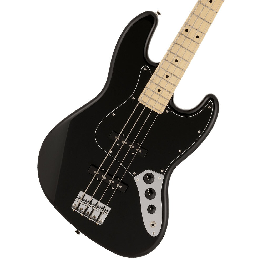 ベース, エレキベース Fender Made in Japan Hybrid II Jazz Bass Maple Fingerboard Black YRKBOSS4957054217099