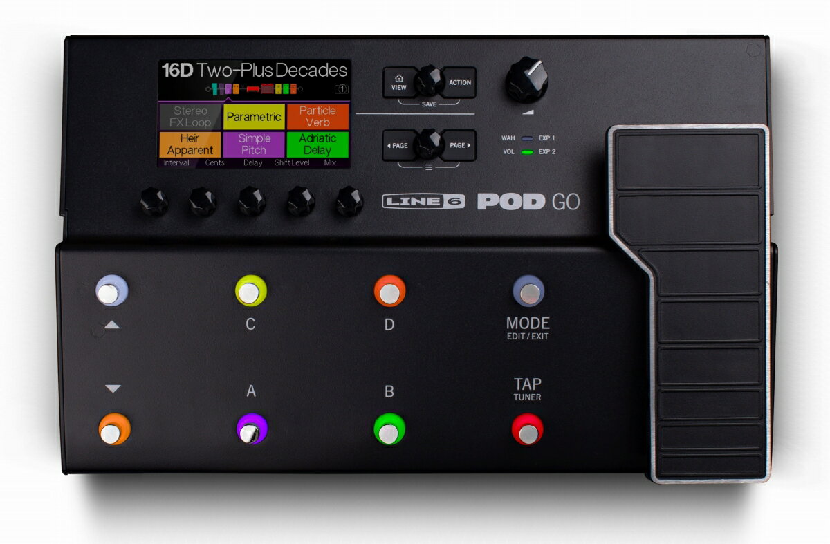 【あす楽対象商品】LINE 6 / POD GO ライン6 マルチエフェクター【PNG】