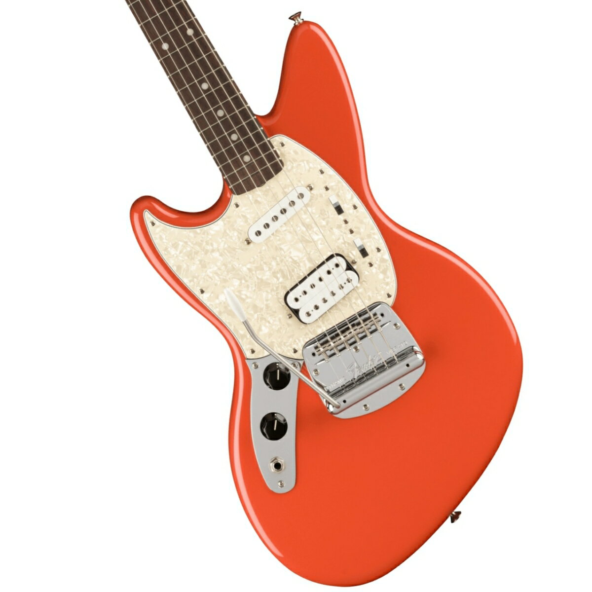 《WEBSHOPクリアランスセール》Fender / Kurt Cobain Jag-Stang Left-Hand Rosewood Fingerboard Fiesta Red フェンダー【左利き用モデル】《 4582600680067》【PNG】