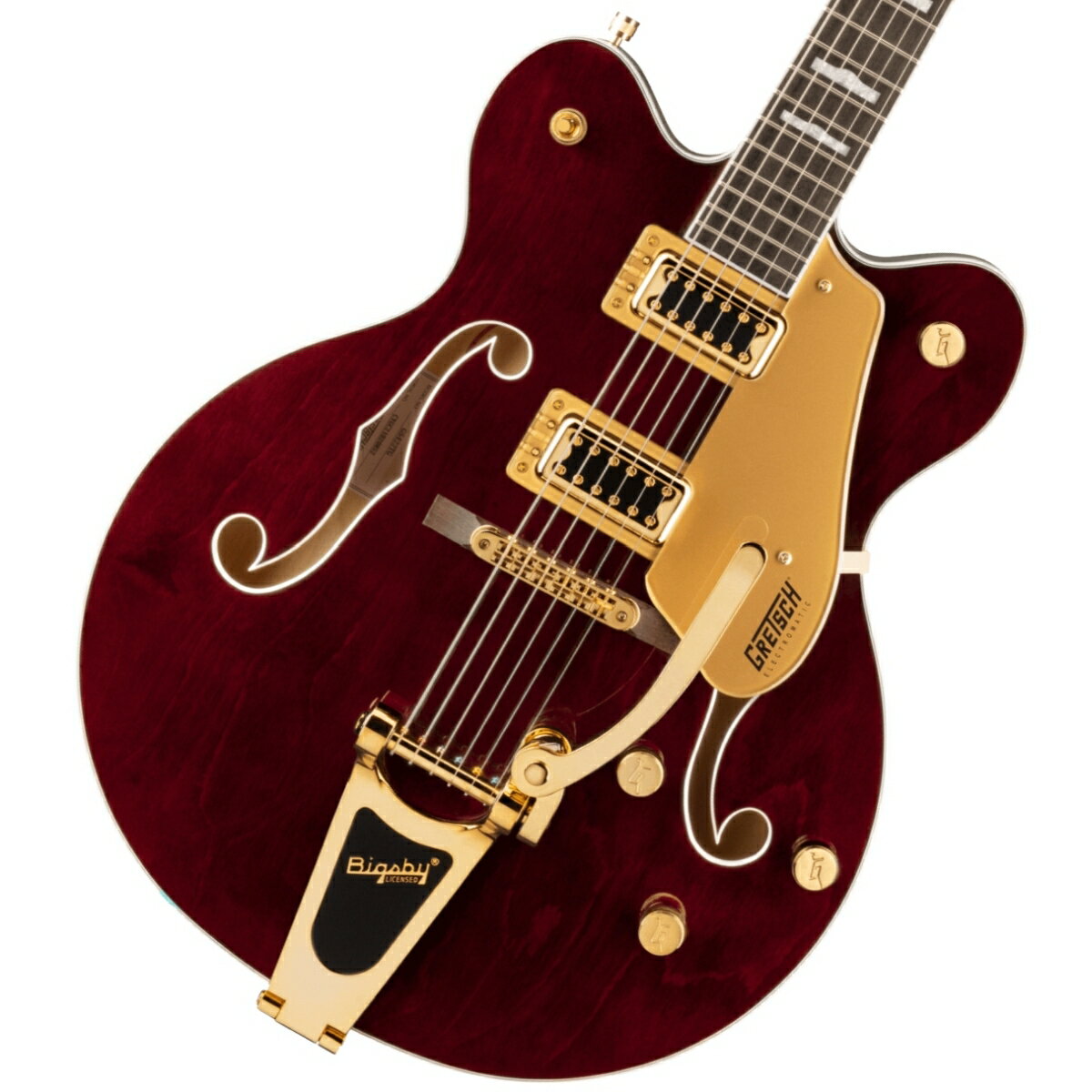 《WEBSHOPクリアランスセール》Gretsch / G5422TG Electromatic Classic Hollow Body Double-Cut with Bigsby and Gold Hardware Laurel Fingerboard Walnut Stain《+4582600680067》【PNG】