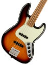 大人気のFender Playerシリーズがアップデート！Player Plus登場！ 【WEBSHOPの商品について】こちらの商品は、店頭未展示品で、倉庫保管品となります。 WEBSHOP取り扱いの弦楽器は、出荷前に専任スタッフにより楽器の各部機能チェックを行っております。Player Plus Noiseless Jazz Bassピックアップを搭載したPlayer Plus Jazz Bassは、フェンダーのベースサウンドの特徴である、卓越した明瞭度と唸るようなトーンを提供します。 アクティブ3バンドEQにより繊細なサウンドデザインができ、アクティブ／パッシブの切り替えが究極のフレキシビイリティを実現します。 サテンフィニッシュのModern “C “シェイプネックは滑らかでスピーディーなプレイに適しています。質量を高めた堅牢な構造のHiMassブリッジにより豊かなサスティンとレゾナンス、そして完璧なイントネーションが得られます。 フェンダーの伝統的なスタイル、先進的なパフォーマンス、そして魅力的な新しいフィニッシュを備えたPlayer Plus Jazz Bassは、あなたのクリエイティビティを刺激し、ワンラ ンク上のプレイをサポートします。 ■付属品:ソフトケース、メーカー正規保証書※画像はサンプルです。 主な仕様 Body Material: Alder Body Finish: Gloss Polyester Neck: Maple, Modern “C” Neck Finish: Satin Urethane Fingerboard: Maple or Pau Ferro, 12” (305 mm) Frets: 20, Medium Jumbo Position Inlays: Black Pearloid Dot (Maple), White Pearloid Dot (Pau Ferro) Nut (Material/Width): Synthetic Bone, 1.5” (38.1 mm) Tuning Machines: Standard Open-Gear Scale Length: 34” (86.36 cm) Bridge: Fender HiMass with Chrome-Plated Zinc Saddles Pickguard: 3-Ply Mint Green (300, 330), 4-Ply Tortoiseshell (323, 370) Pickups: Player Plus Noiseless Jazz Bass (Bridge), Player Plus Noiseless Jazz Bass (Middle),(Neck) Pickup Switching: Pan Pot Controls: Master Volume, Pan Pot (Pickup Selector), Treble Boost/Cut, Midrange Boost/Cut, Bass Boost/Cut, Active/Passive Mini Toggle Control Knobs: Vintage Style Black Plastic Jazz Bass Hardware Finish: Nickel/Chrome Strings: Fender USA 7250M Nickel Plated Steel (.045-.105 Gauges), PN 0737250406 Case/Gig Bag: Included: Deluxe Gig Bag