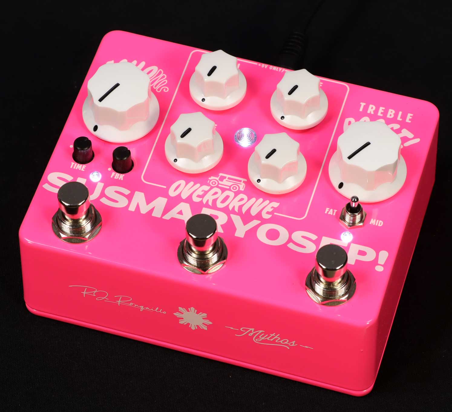 《WEBSHOPクリアランスセール》Mythos Pedals / SusMaryOsep! V2 ススマリヨセップ トレブルブースト＋オーバードライブ＋エコー【PNG】