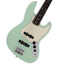 Fender / Made in Japan Junior Collection Jazz Bass Rosewood Fingerboard Satin Surf Green フェンダー【YRK】《高音質！PIGHOGケーブルプレゼント/+2100000522071》