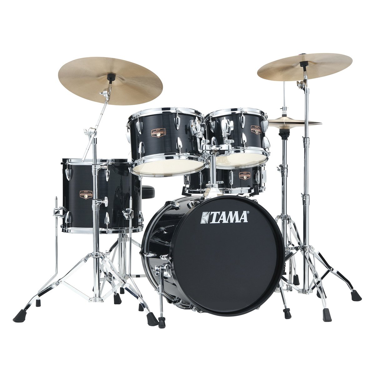 TAMA / IP58H6RC-HBK IMPERIALSTAR シンバル付きドラムセット 18BDコンパクトサイズ【お取り寄せ商品】