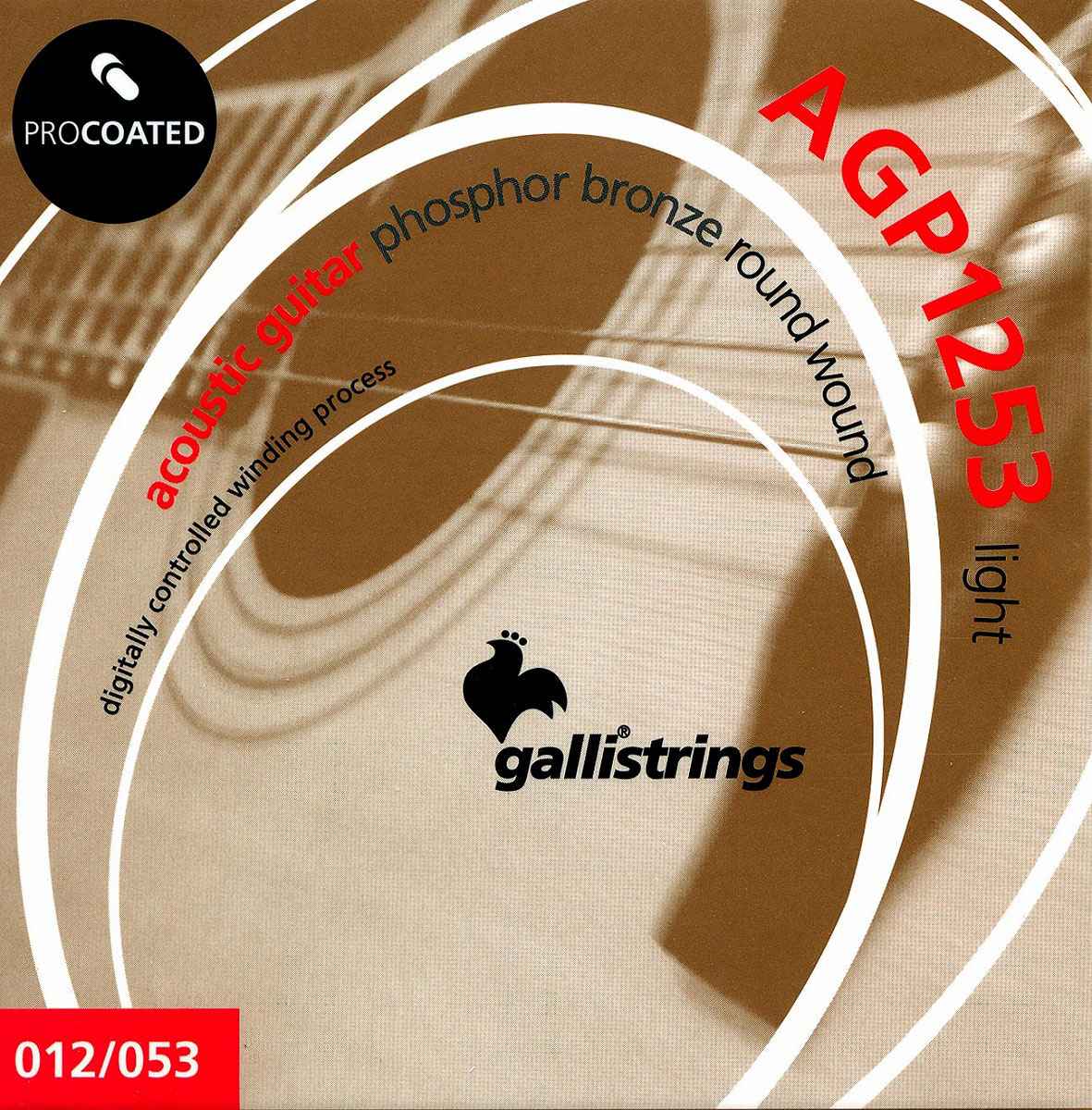 Gallistrings / AGP1253 Light Phosphor Bronze ƥå .012-.053ڥꥢ