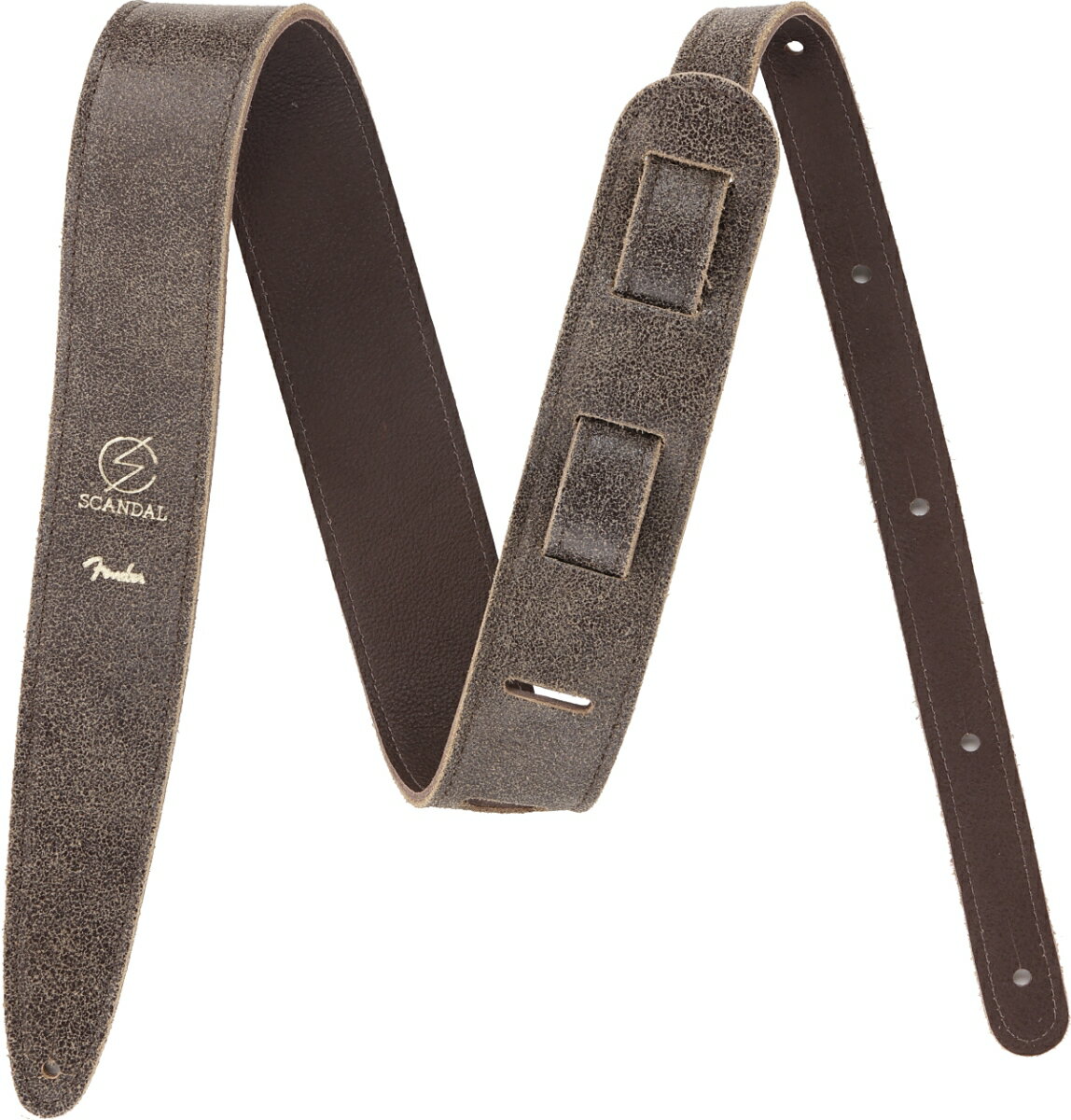 《WEBSHOPクリアランスセール》Fender / SCANDAL Signature Strap Brown フェンダー [在庫有り][新品特価](OFFSALE)【PNG】