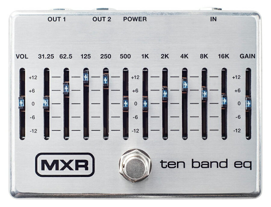 【あす楽対象商品】MXR / M108S 10-BAND EQ 10バンド グラフィックイコライザー