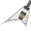 これぞジャクソン！ピンストライプ入りのRhoads RR3登場！ 世界中のインスピレーション溢れるギターシュレッダーの遺産を引き継ぎ、ハイテクなこのRhoads RR3が誕生しました。テクニカルなギター演奏用に設計され、クラシックな楽器の“最新進化形”ともいえる、Rhoads RR3。クラシックロックのスタイルに、革新的なテクノロジーによる多様なトーンを融合。ジャクソンの深遠な血統を誇らしげに示す、血統書付きのマシンです。 RR3は、スルーボディ構造の1ピース・メイプルネックを採用。温度と湿度の変化からネックを守るため、内部に1対のグラファイトロッドを搭載し、比類のないパフォーマンス性を実現します。燃えるようなギタープレイのために設計された、12インチ(304.8ミリ)-16インチ(406.4ミリ)のコンパウンドラジアスのエボニー指板は、快適なコードプレイを実現するため、ネック形状はナット付近でより湾曲し、スピーディーな演奏が求められるハイポジション部でより平らになり、優れた演奏速度と表現力豊なベンディングを実現し、フレットアウトすることもありません。 素晴らしいサウンドのため特別に選ばれた、モダンなSeymour Duncan DistortionハムバッカーPUのペアがギターのボイシングをドライブし、バランスの取れた柔軟なトーンと、ピュアなクリーンと唸るようなディストーションのための十分な高出力を備えます。FloydRose1000シリーズの埋め込み式ダブルロッキング・トレモロは、指を触れるだけで音とコードに表現力豊かなビブラートを加え、堅実なチューニングと正確なイントネーションを実現します。 ジャクソンの特徴的なスタイルは、ライブ会場の最前列、その他のどんな席でもわかります。それゆえに、過去に多くの模倣品が生み出されましたが、我々が製作するオリジナルのメタルマシンに匹敵するものはありません。ゴールドハードウェア、ユニークなインレイを採用。尖ったコンコルド型の6連ヘッドストックに内包されたスタイリッシュでクールなジャクソンの美学は、何十年にも亘って当社の代名詞のひとつとなっています。サーキットピットのような最前線で鍛え抜かれ、燃えるような演奏ができるよう設計された Pro Rhoads RR3 は、ギターを自由に弾きまくることを恐れないプレイヤーにとって、理想的な楽器です。 主な仕様 ■Neck ヘッドストック：Jackson Pointed 6-In-Line ネック：Maple ネックフィニッシュ：Oiled ネック：Neck-Through-Body with Graphite Reinforcement and Scarf Joint フィンガーボードラジアス：12"-16" Compound Radius (304.8 mm to 406.4 mm) FINGERBOARD MATERIAL：Ebony ポジションインレイ：Pearloid Sharkfin フレット数：22 トラスロッド：Dual-Action トラスロッドナット：Truss Rod Adjustment at Nut ナット：Floyd Rose 1000 Series Locking ナット幅：1.6875" (42.86 mm) ナットの素材：Floyd Rose 1000 Series Locking フレットサイズ：Jumbo スケール：25.5" (64.77 cm) ■ボディ ボディ：Mahogany ボディフィニッシュ：Gloss ボディシェイプ：Rhoads ボディ素材：Mahogany ■Hardware ブリッジ：Floyd Rose 1000 Series Double-Locking Tremolo コントロールノブ：Dome-Style SWITCH TIP：Black ハードウェアフィニッシュ：Gold チューニングマシーン：Jackson Sealed Die-Cast ストリング：Nickel Plated Steel (.009-.042 Gauges) TREMOLO ARM：Floyd Rose 1000 Series Locking STRAP BUTTONS：Dunlop Dual-Locking ■Electronics ブリッジピックアップ：Seymour Duncan Distortion SH-6 ネックピックアップ：Seymour Duncan Distortion SH-6N ピックアップコンフィギュレーション：HH コントロール：Volume, Tone SWITCHING：3-Position Toggle: Position 1. Bridge Pickup, Position 2. Bridge and Neck Pickups, Position 3. Neck Pickup