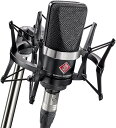 【あす楽対象商品】NEUMANN / TLM 102 BK studio set ラージダイアフラムマイク（カーディオイド ブラック色）EA4【国内正規品保証3年付き】【PNG】