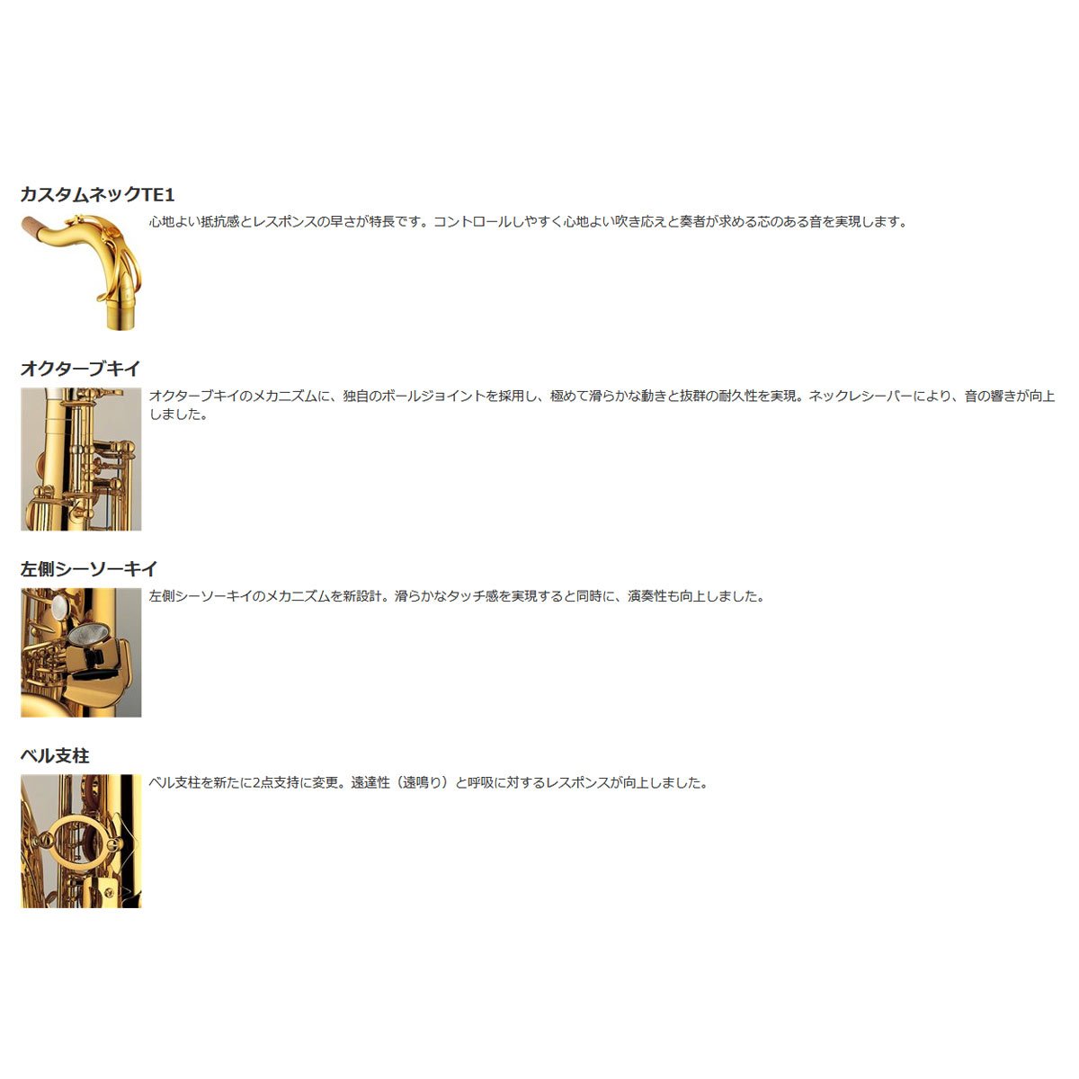YAMAHA / YTS-875EXS 銀メッキ仕上 ヤマハ カスタムEX テナーサックス 《受注生産/...