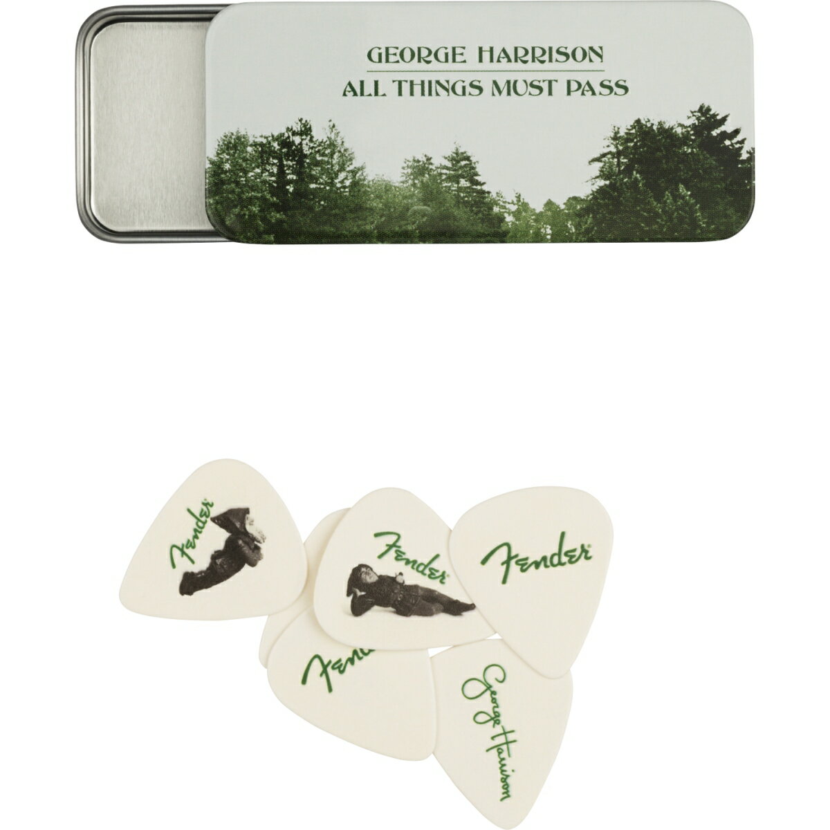 Fender / George Harrison All Things Must Pass Pick Tin フェンダー [ピック6枚入り]【YRK】