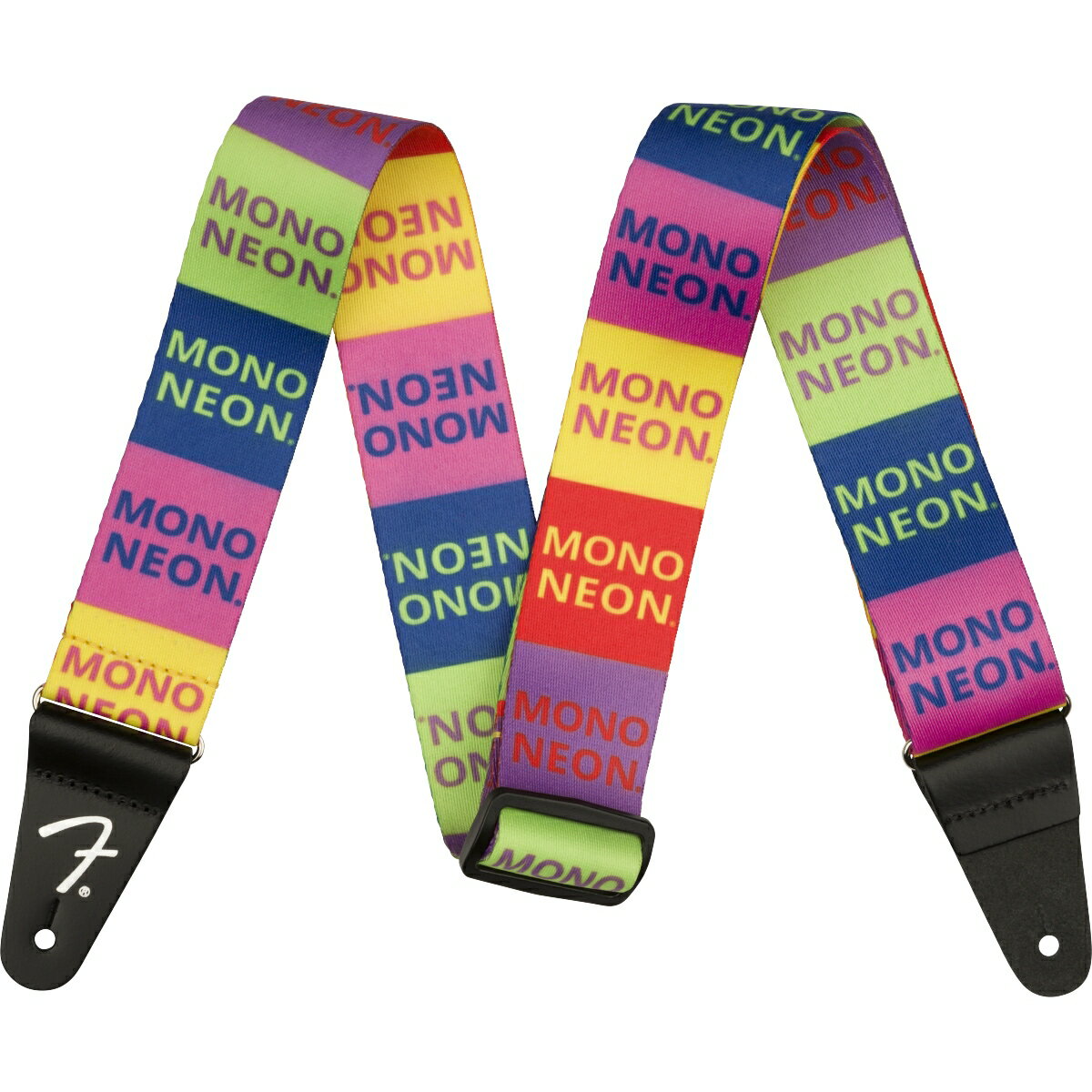 Fender / MonoNeon Logo Strap Multi-Color フェンダー [ギターストラップ]【YRK】