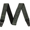 《WEBSHOPクリアランスセール》Fender / George Harrison All Things Must Pass Logo Strap Green フェンダー ギターストラップ 【PNG】