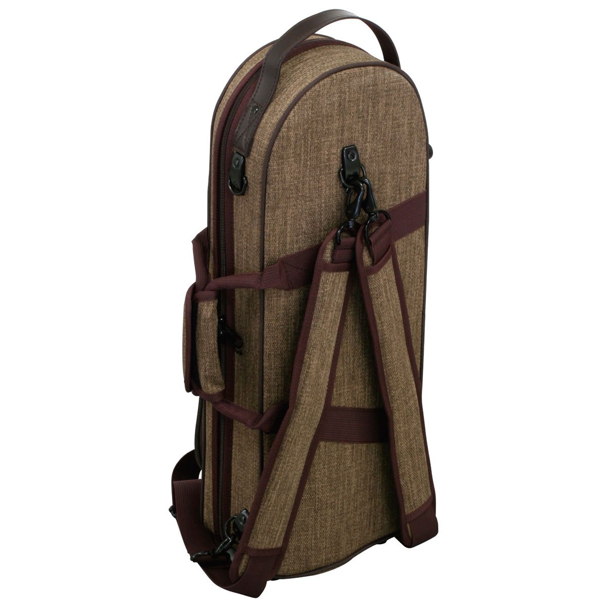 イシバシ楽器 WEB SHOPのKIKUTANI / TR-TWEED BRO トランペット用 セミハードケース ツイード ブラウン 【PNG】【お取り寄せ商品】｜アングル3