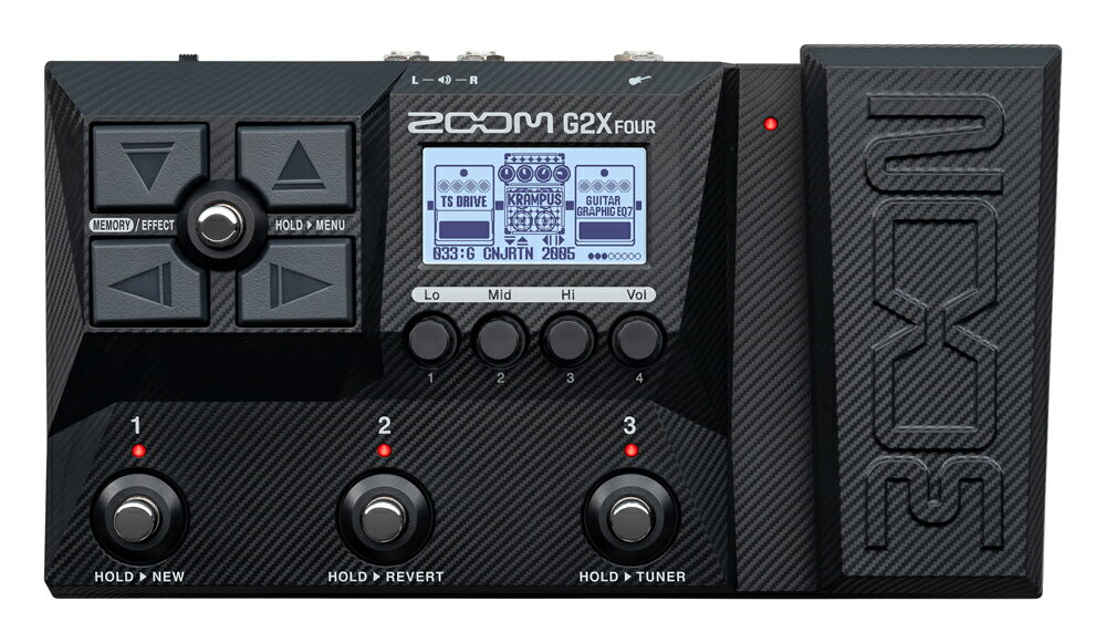 【あす楽対象商品】ZOOM / G2X FOUR Effects & Amp Emulator ギター マルチエフェクター ズーム【PNG】 3