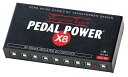 小型、軽量化、ハイパワーを実現したプロ仕様のパワーサプライ ■Pedal Power X8 Voodoo Lab のパワーサプライは長年世界のトップアーティストをサポートしており、業界スタンダードとして認知されています。 この度発売する Pedal Power X8 は今までのノイズ対策を継承しつつ小型、軽量化、ハイパワーを実現したプロ仕様のパワーサプライです。 ■ゼロノイズパワーサプライ ハイブリッド DC トランスフォーマーを用いて完全にアイソレートされた8系統のアウトプットに加え、安定した電圧を供給するリニアレギュレーターと数段階に配置された最新技術のフィルターで“ゼロ”ノイズを実現します。 数多くのアーティストが使用している Pedal Power 2 Plus と同レベルでノイズを削減し、エフェクターの最大ポテンシャルを引き出します。 ■アウトプット 8系統のアウトプットは9V、500mAの電源を供給します。（同梱ACアダプター使用時の場合、一度に使用できる最大供給電流は2Aです。） ■軽量、小型 本体サイズは 140(幅) x 70(縦) x 25(高さ)mm、250g とコンパクトな為 Voodoo LabDingbat やその他エフェクターボードの裏面に設置ができます。 本体は同梱されている 3Mデュアルロックでしっかりと固定できます。 ■商品スペック アウトプット数：8 アウトプット完全独立電源 電圧/電流：9V 500mA x 8 系統（同梱 AC アダプター使用時の場合、最大供給電流は 2A） サイズ：140(幅) x 70(縦) x 25(高さ) mm 重量：250g 生産国：Made in the U.S.A. 付属品：アダプター、2.1mm センターマイナス DC ケーブルセット(8本)、3Mデュアルロックファスナー ※画像はサンプルです。