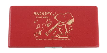 Teeda / SNOOPY BAND COLLECTION スヌーピー×リードケース B♭クラリネット用 レッド 10枚収納 SCL-10R【お取り寄せ商品】