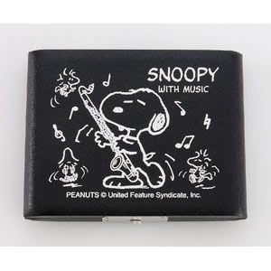 Teeda / SNOOPY BAND COLLECTION スヌーピー×リードケース バスクラリネット用 ブラック 5枚収納 SBC-05【お取り寄せ商品】