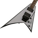 X Series Rhoads RRX24 Jackson X Seriesは不滅のギタリスト、ランディ・ローズによって開拓されたメタルレガシーを引き継いでいます。 威風堂々とした誇り高きJackson X Series RhoadsRRX24は、極上のトーン、超高速プレイに適した演奏性、そして現代のテクニカルギタリストにとって比類なき価値を提供します。 RRX24は、ポプラボディに、グラファイト補強ロッドとスカーフジョイントを備えたスルーネック構造の1ピースメイプルネックを採用しています。24本のジャンボフレットを配した12〜16インチコンパウンドラジアスのバウンドローレル指板に、リバースタイプのジャクソンコンコルド6連ペグ仕様ヘッドストックを備えています。 現代のメタラーのために設計された、Seymour Duncan(R)BlackoutアクティブPUは、2つのボリュームコントロール、1つのトーンコントロール、そして3ウェイブレードスイッチを使用することで、幅広いサウンド設計が可能です。 RRX24には埋め込み式のFloyd Rose(R) Special Double-Locking Tremoloが装備されており、卓越したサステインと安定したイントネーションを提供します。 ※画像はサンプルです。 ■付属品：ソフトケース、メーカー保証書 主な仕様 Body Material: Poplar Body Finish: Satin Neck: Maple Neck Finish: Satin Color Matched Fingerboard: Laurel, 12”-16” Compound Radius (304.8 mm to 406.4 mm) Frets: 24, Jumbo Position Inlays: Army Drab Sharkfins (520), Gray Sharkfins (570) Nut (Material/Width): Floyd Rose(R) Special Locking, 1.6875” (42.86 mm) Tuning Machines: Jackson(R) Sealed Die-Cast Scale Length: 25.5” (64.77 cm) Bridge: Floyd Rose(R) Special Double-Locking Tremolo (Recessed) Pickups: Seymour Duncan(R) Blackouts(R) AHB-1B (Bridge), (Middle), Seymour Duncan(R) Blackouts(R) AHB-1N (Neck) Pickup Switching: 3-Position Blade: Position 1. Bridge Pickup, Position 2. Bridge and Neck Pickups, Position 3. Neck Pickup Special Electronics: Active Electronics Controls: Volume 1. (Neck Pickup), Volume 2. (Bridge Pickup), Tone Control Knobs: Dome-Style Hardware Finish: Black Strings: Nickel Plated Steel (.009-.042 Gauges) Case/Gig Bag: Optional RR/KV/WR/KY Gig Bag (p/n 299-1511-106)