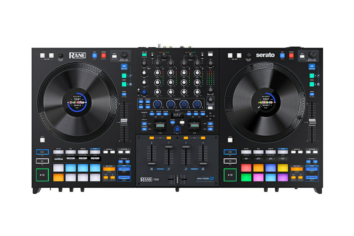 RANE / FOUR Stems機能搭載4チャンネル・DJコントローラー【お取り寄せ商品】【PNG】(OFFSALE)