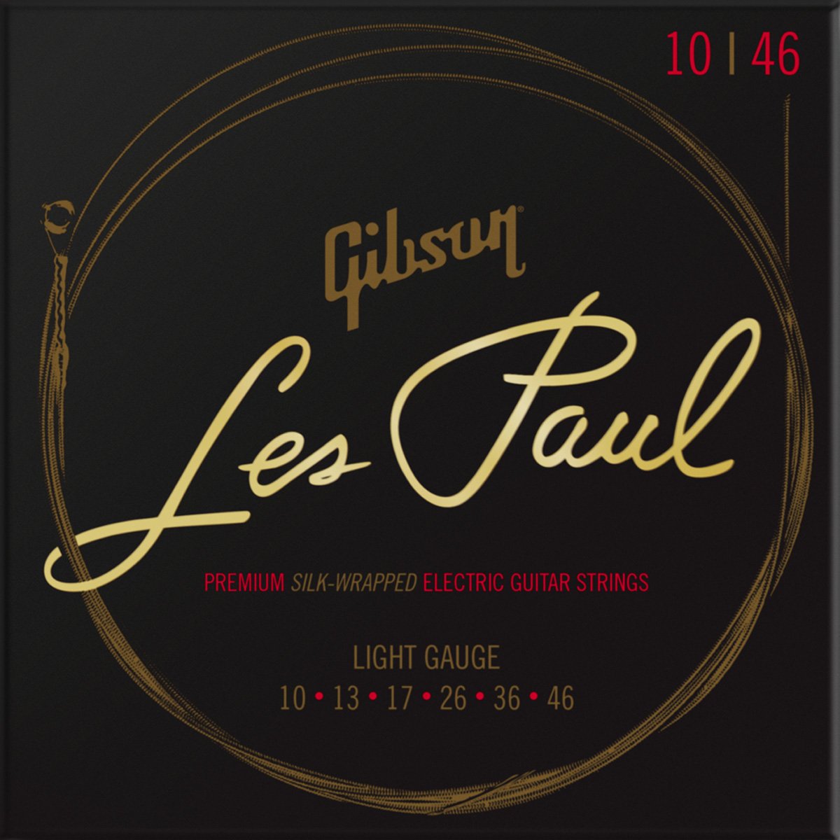 Gibson / Les Paul Premium Electric Guitar Strings Light Gauge 10-46 ギブソン エレキギター弦【YRK】