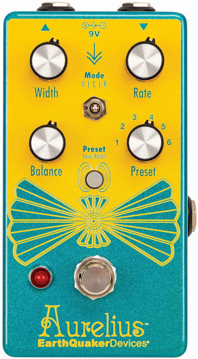 【あす楽対象商品】Earth Quaker Devices / Aurelius Tri-Voice Chorus アウレリウス コーラス アースクエイカーデバイセス 【YRK】