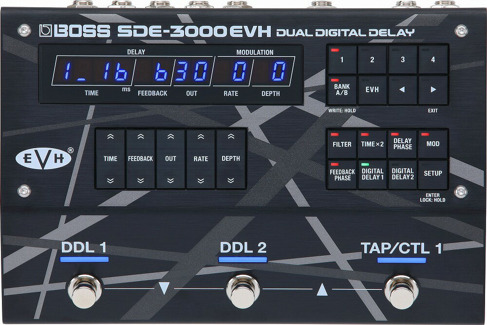 BOSS / SDE-3000EVH Dual Digital Delay ディレイ SDE3000EVH ボス BOSS EVH Eddie Van Halen