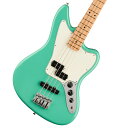 《WEBSHOPクリアランスセール》Fender / Player Jaguar Bass Maple Fingerboard Sea Foam Green フェンダー 2023 NEW COLOR 【PNG】