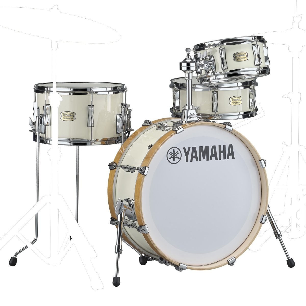 【あす楽対象商品】YAMAHA / SBP0F4HCLW ステージカスタムヒップ ドラムシェルセット (クラシックホワイト) / ハードウェアとシンバル別売【YRK】