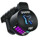 LCDディスプレイ採用「Snark」の充電式クリップチューナー「Air-1」！AIR-1はリチウムイオンバッテリーを内蔵したコンパクトな440Hz固定のクロマチックチューナーです。付属のUSBケーブルでUSB電源から充電が可能。もう電池交換の必要はありません。コンパクトなサイズを実現し、ヘッド裏に隠れるような位置でクリップできます。自在に回転できる円筒形の明るく見やすいLCDディスプレイを搭載し、縦横のアングル切り替え機能を搭載。あらゆるアングルから見やすいセッティングが可能です。ON/OFFとアングル切り替えは上部の飛行機型のタッチセンサーで触れるだけでコントロールが可能です。オートパワーオフ機能を搭載し、電源の切り忘れ等による電池残量の低下を防ぎます。付属品収納カバー、正規代理店保証書※画像はサンプルです。■複数のモールに掲載されているため、売却に伴う商品情報の削除は迅速を心掛けておりますが必ずしもリアルタイムではございませんので、　ご注文後に万一売り切れとなっておりました際は誠に申し訳ございませんがご容赦くださいませ。 製品仕様 Spec音律12 平均律基準ピッチA&#61;440Hz固定（キャリブレーション機能なし）機能パワーセーブ機能電源内蔵リチウムイオンバッテリー充電端子MicroUSB-USB TypeA （ケーブル付属）サイズ55X42x42mm充電時間約1.5時間満充電時使用可能時間約2時間&#40;連続使用&#41;本体重量約23gパッケージサイズ90x80x45mmパッケージ重量60g