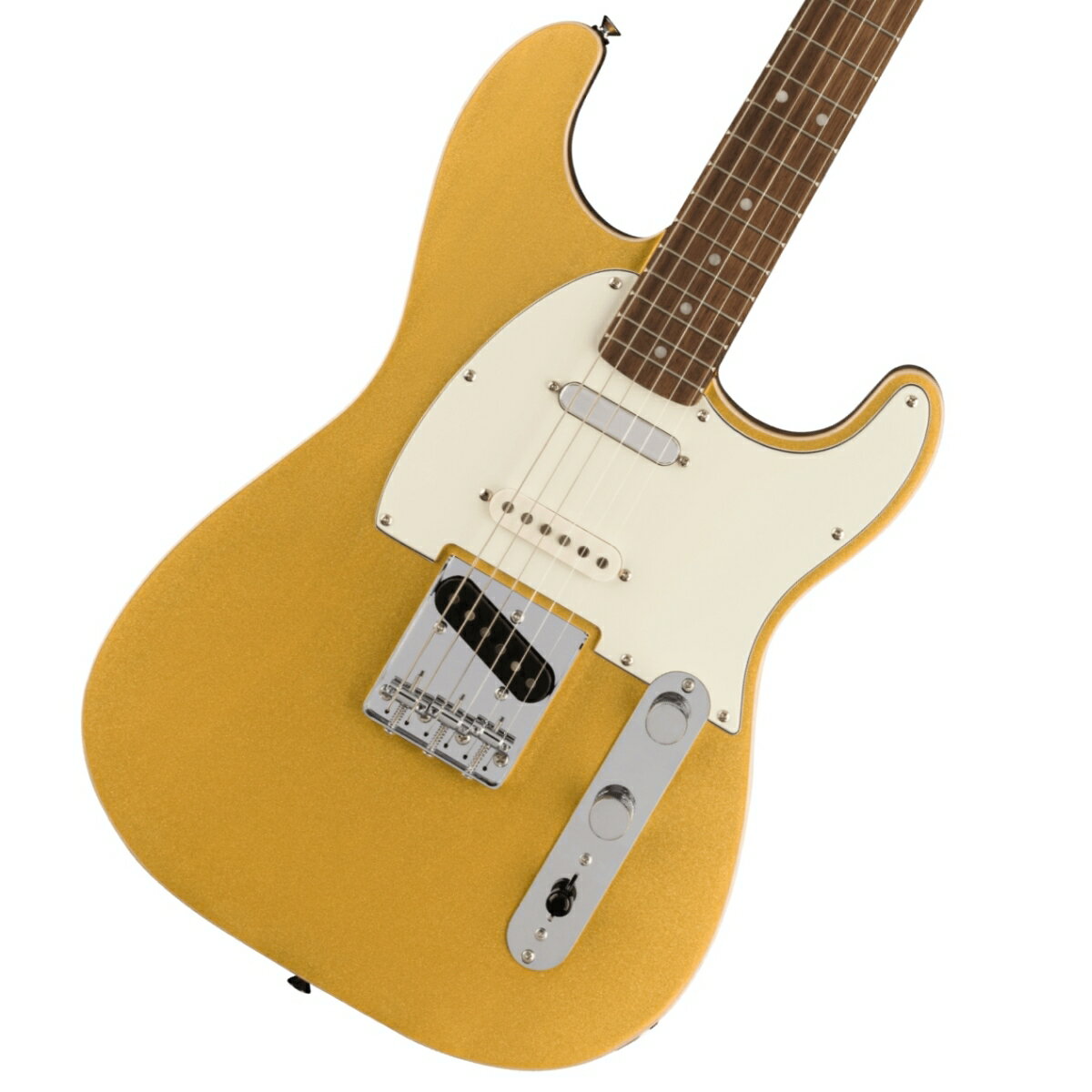 《WEBSHOPクリアランスセール》Squier by Fender / Paranormal Custom Nashville Stratocaster Laurel Fingerboard Parchment Pickguard Aztec Gold スクワイヤー《+4582600680067》【PNG】