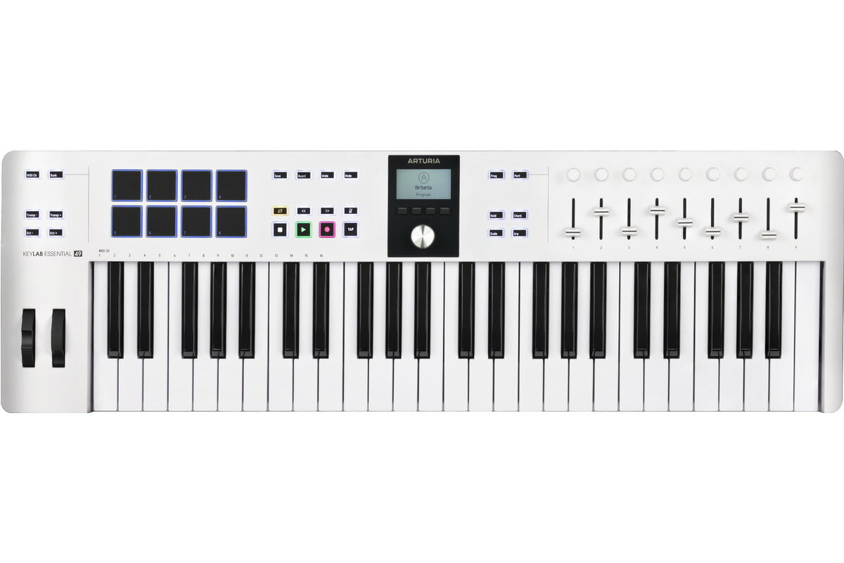 【あす楽対象商品】Arturia アートリア / KeyLab Essential 49 mk3 ユニバーサルMIDI コントローラー【PNG】