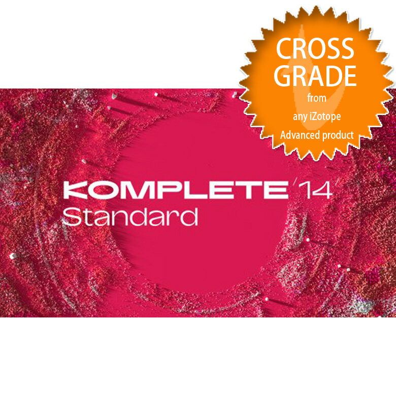 Native Instruments / KOMPLETE 14 STANDARD DL Crossgrade from any iZotope Advanced product【メール納品 代引不可】【PNG】