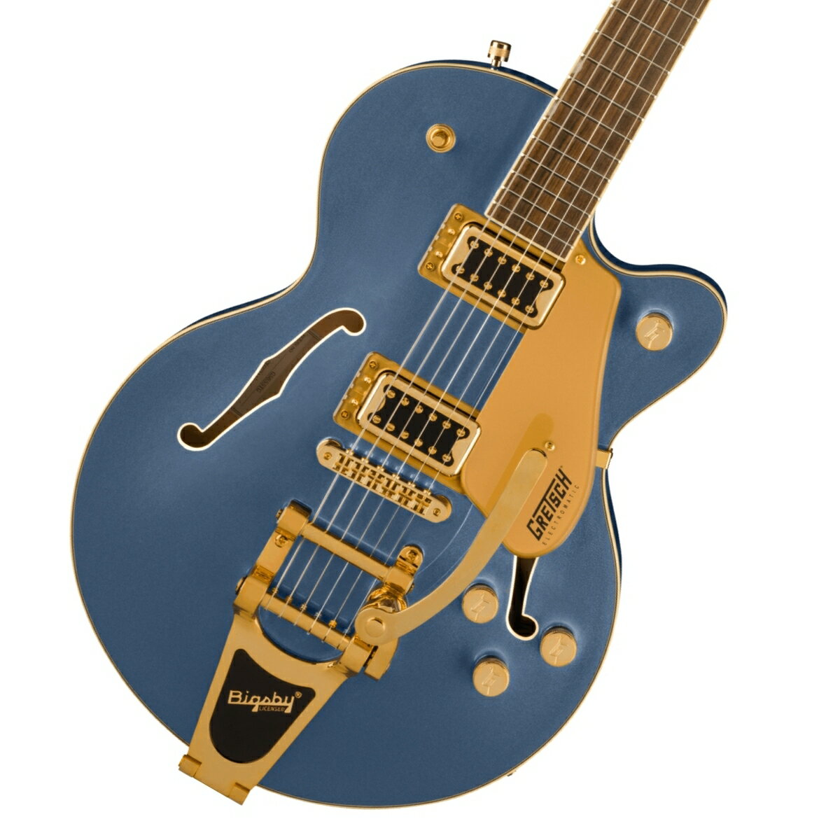 WEBSHOPꥢ󥹥Gretsch / G5655TG Electromatic Center Block Jr. Single-Cut with Bigsby and Gold Hardware Laurel Fingerboard Cerulean Smoke+4582600680067աPNG