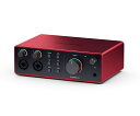 Focusrite フォーカスライト / Scarlett 4i4 gen4 4In/4Out USBオーディオインターフェイス【PNG】