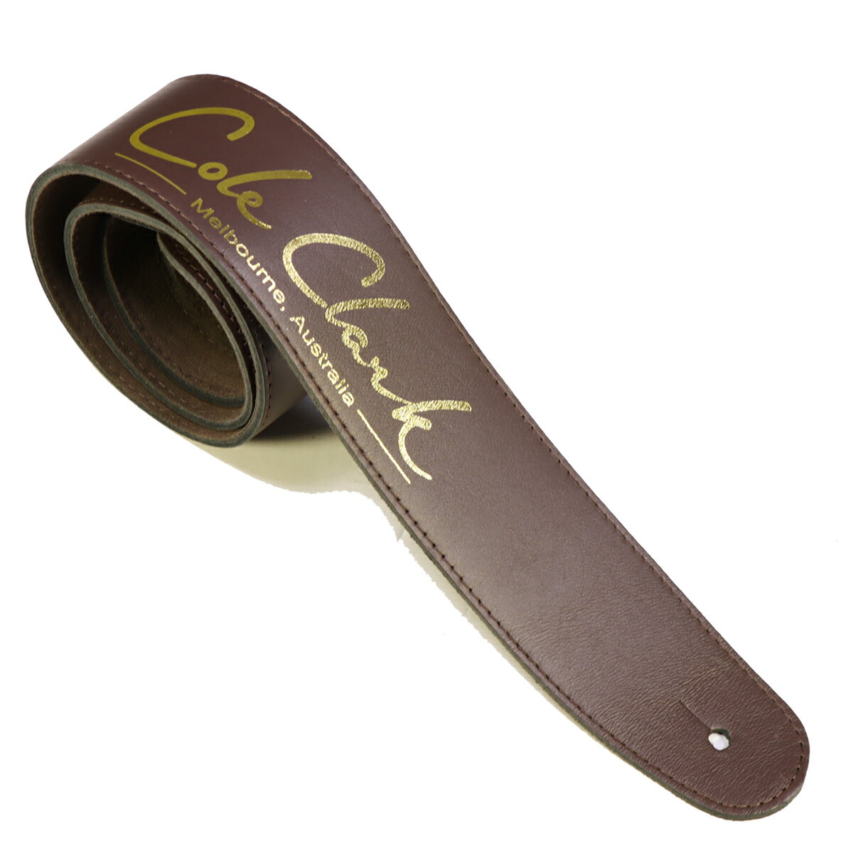 Cole Clark / Leather Strap - Saddle Brown With Gold Logo オーストラリア製 コールクラーク ストラップ 本皮