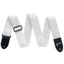 Gibson / ASBELT-WHT The Seatbelt (White) ギブソン ストラップ【YRK】