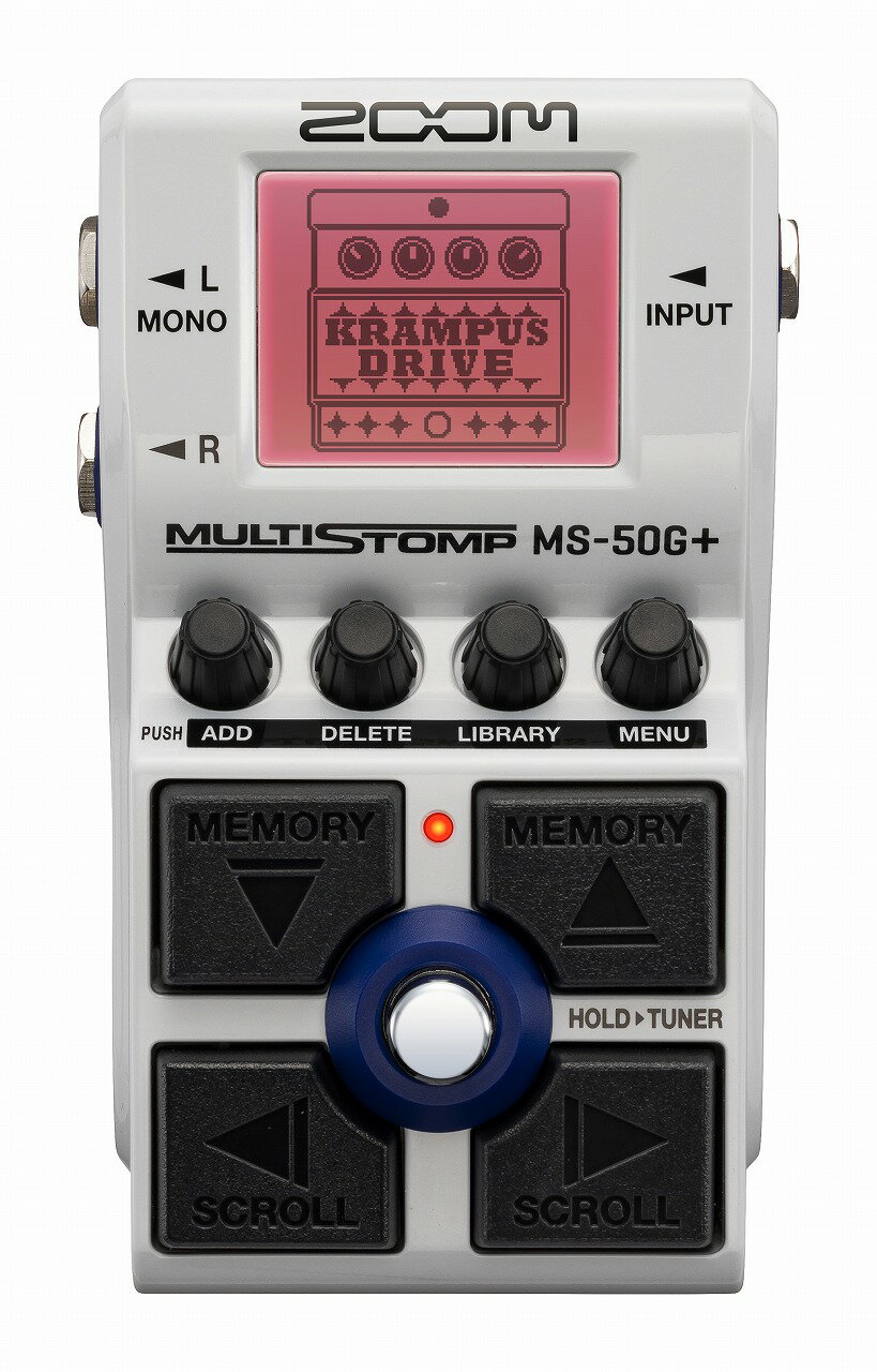 ZOOM / MS-50G MultiStomp Guitar Pedal マルチエフェクター ズーム ストンプボックス 《予約注文/次回入荷時期未定》【PNG】