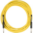 《WEBSHOPクリアランスセール》Fender / Tom DeLonge 18.6’ To The Stars Instrument Cable Graffiti Yellow [約5.6m] フェンダー【PNG】 1